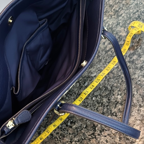 Anne Kline Striped and Polka Dot Tote Bag EUC - Picture 13 of 14